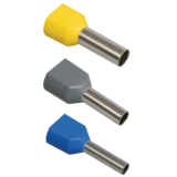 Наконечник-гильза НГИ2 под два провода (100шт/упак)