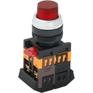 IEK Кнопка ABLFP-22 красный d=22мм неон/240В 1з+1р - BBT20-ABLFP-K04 IEK Кнопка ABLFP-22 красный d=22мм неон/240В 1з+1р - BBT20-ABLFP-K04