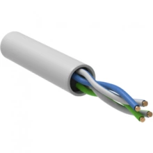 IEK Кабель витая пара U/UTP кат.5E 24AWG 2 пары LSZH INDOOR 1м белый GENERICA