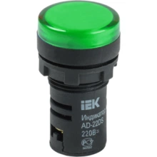 IEK Лампа AD22DS(LED)матрица d=22мм зеленый 12В AC/DC