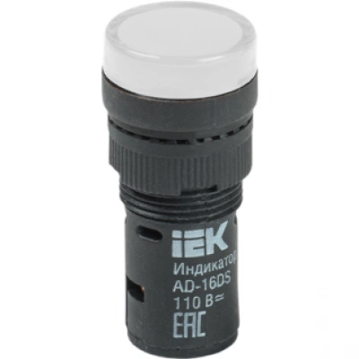 IEK Лампа AD16DS(LED)матрица d=16мм белый 110В AC/DC IEK Лампа AD16DS(LED)матрица d=16мм белый 110В AC/DC