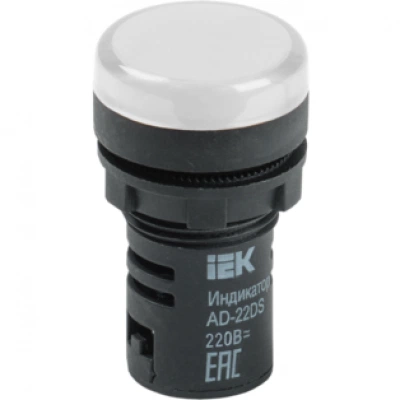 IEK Лампа AD22DS(LED)матрица d=22мм белый 230В IEK Лампа AD22DS(LED)матрица d=22мм белый 230В