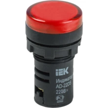 IEK Лампа AD22DS(LED)матрица d=22мм красный 230В
