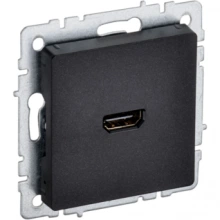 IEK BRITE Розетка HDMI РHDMI-0-БрЧ черный