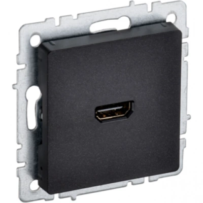 IEK BRITE Розетка HDMI РHDMI-0-БрЧ черный