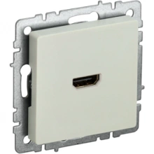 IEK BRITE Розетка HDMI РHDMI-0-БрКр бежевый