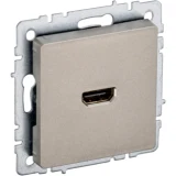 IEK BRITE Розетка HDMI РHDMI-0-БрШ шампань