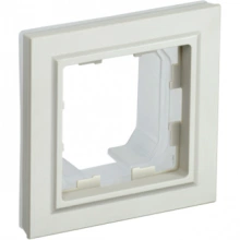 IEK BRITE Рамка 1-местная IP44Р У-1-БрКр-44 бежевый