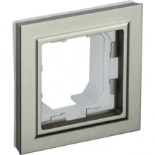 IEK BRITE Рамка 1-местная IP44 РУ-1-БрШ-44 шампань