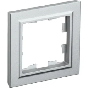 IEK BRITE Рамка 1-местная РУ-1-БрА алюминий - BR-M12-K47 IEK BRITE Рамка 1-местная РУ-1-БрА алюминий - BR-M12-K47