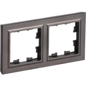 IEK BRITE Рамка 2-местная IP44 РУ-2-БрТБ-44 темная бронза - BR-M22-44-K45 IEK BRITE Рамка 2-местная IP44 РУ-2-БрТБ-44 темная бронза - BR-M22-44-K45
