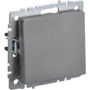 IEK BRITE Выключатель 1-клавишный самовозвратный 10А ВС10-1-4-БрС сталь - BR-V14-0-10-K46 IEK BRITE Выключатель 1-клавишный самовозвратный 10А ВС10-1-4-БрС сталь - BR-V14-0-10-K46