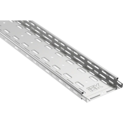 IEK ESCA Лоток перфорированный 35х100х3000 RAL 9016