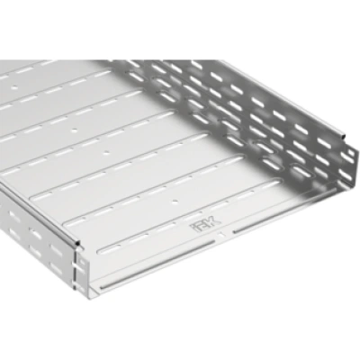 IEK ESCA Лоток перфорированный 80х500х3000 RAL 9016 IEK ESCA Лоток перфорированный 80х500х3000 RAL 9016
