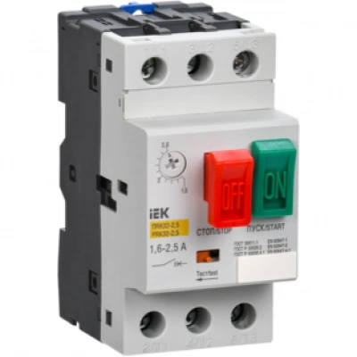IEK Пускатель ручной кнопочный ПРК32-25 In=25A Ir=20-25A 660В IEK Пускатель ручной кнопочный ПРК32-25 In=25A Ir=20-25A 660В