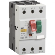 IEK Пускатель ручной кнопочный ПРК64-63 In=64A Ir=40-63A 660В