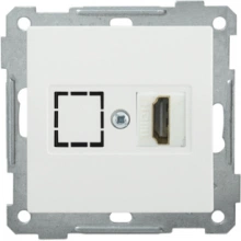 IEK Розетка HDMI РHDMI-0-Б BOLERO белый
