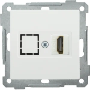 IEK Розетка HDMI РHDMI-0-Б BOLERO белый - EHB10-K01 IEK Розетка HDMI РHDMI-0-Б BOLERO белый - EHB10-K01