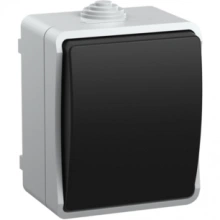IEK Выключатель 1-клавишный для открытой установки ВС20-1-0-ФСр ФОРС IP54