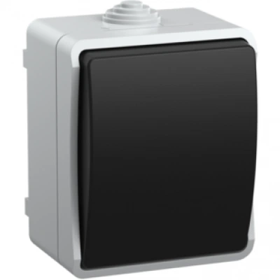 IEK Выключатель 1-клавишный для открытой установки ВС20-1-0-ФСр ФОРС IP54