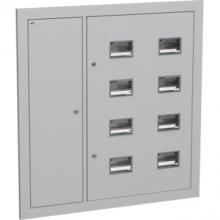 IEK Корпус металлический ЩЭ-8-Э 36 IP31 (слаботочный отсек слева) LIGHT