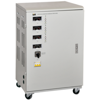 IEK Стабилизатор напряжения трехфазный СНИ3-20 кВА - IVS10-3-20000 IEK Стабилизатор напряжения трехфазный СНИ3-20 кВА - IVS10-3-20000