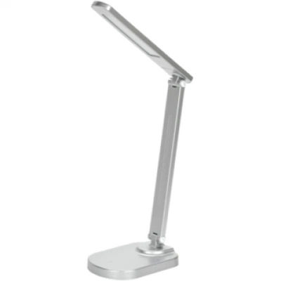 IEK LIGHTING Светильник светодиодный настольный 2028 5Вт на подставке USB-выход диммер серебро