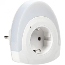 IEK LIGHTING Светильник-ночник светодиодный 002 овал со свободной розеткой 220В