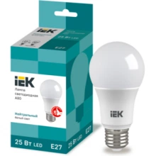 IEK Лампа светодиодная A80 шар 25Вт 230В 4000К E27