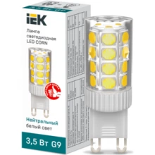 IEK Лампа светодиодная CORN капсула 3,5Вт 230В 4000К керамика G9