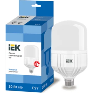 IEK Лампа светодиодная HP 30Вт 230В 6500К E27 - LLE-HP-30-230-65-E27 IEK Лампа светодиодная HP 30Вт 230В 6500К E27 - LLE-HP-30-230-65-E27