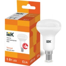 IEK Лампа светодиодная R50 рефлектор 5Вт 230В 3000К E14
