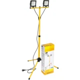 IEK Прожектор светодиодный СДО 06-2x30Ш штатив 6500К IP65 черный