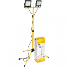 IEK Прожектор светодиодный СДО 06-2x50Ш штатив 6500К IP65 черный