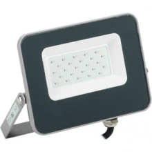 IEK Прожектор светодиодный СДО 07-20B blue IP65 серый