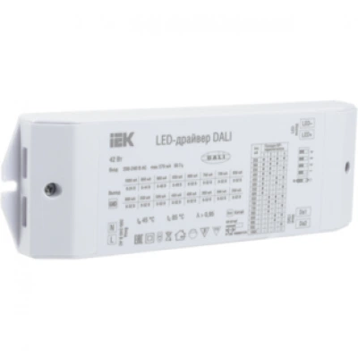 IEK LED-драйвер DALI 42Вт 250-1000мА 8-52В IEK LED-драйвер DALI 42Вт 250-1000мА 8-52В