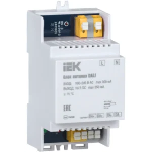 IEK Блок питания DALI 250мА на DIN-рейку - LPS15-01-0300 IEK Блок питания DALI 250мА на DIN-рейку - LPS15-01-0300
