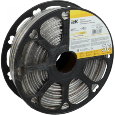 IEK Лента светодиодная 50м LSR-2835WW60-4,8-IP67-220В