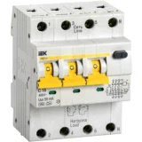 IEK Автоматический выключатель дифференциального тока АВДТ34 C16 30мА