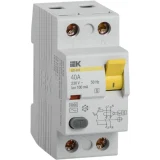 IEK Выключатель дифференциальный (УЗО) ВД1-63S 2Р 40А 100мА