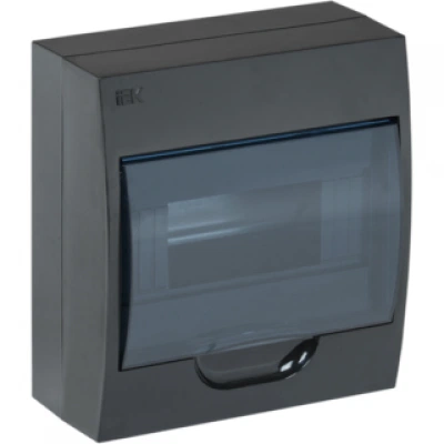 IEK KREPTA 3 Корпус пластиковый ЩРН-П-8 IP41 черный