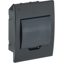 IEK KREPTA 3 Корпус пластиковый ЩРВ-П-6 IP41 черный