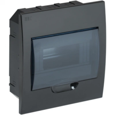 IEK KREPTA 3 Корпус пластиковый ЩРВ-П-8 IP41 черный IEK KREPTA 3 Корпус пластиковый ЩРВ-П-8 IP41 черный