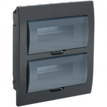 IEK KREPTA 3 Корпус пластиковый ЩРВ-П-24 IP41 черный