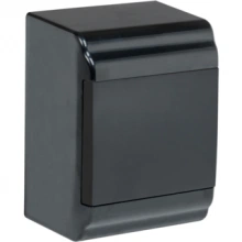 IEK Корпус модульный пластиковый навесной ЩРН-П-4 PRIME черный IP41