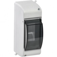 IEK KREPTA 3 Корпус пластиковый КМПн 2/2 IP30 белый