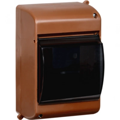 IEK KREPTA 3 Корпус пластиковый КМПн 2/4 IP30 дуб IEK KREPTA 3 Корпус пластиковый КМПн 2/4 IP30 дуб