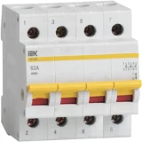 IEK Выключатель нагрузки (мини-рубильник) ВН-32 4Р 63А