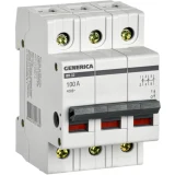 IEK Выключатель нагрузки (мини-рубильник) ВН-32 3Р 100А GENERICA