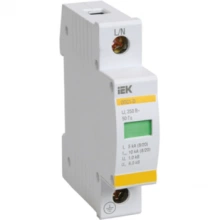 IEK Ограничитель импульсных перенапряжений ОПС1-B 1Р 30/60кА 400B